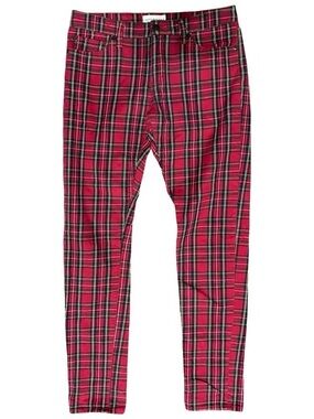 Denim & Supply Ralph Lauren Vintage Women’s Size 29 Red Plaid Denim Jeans